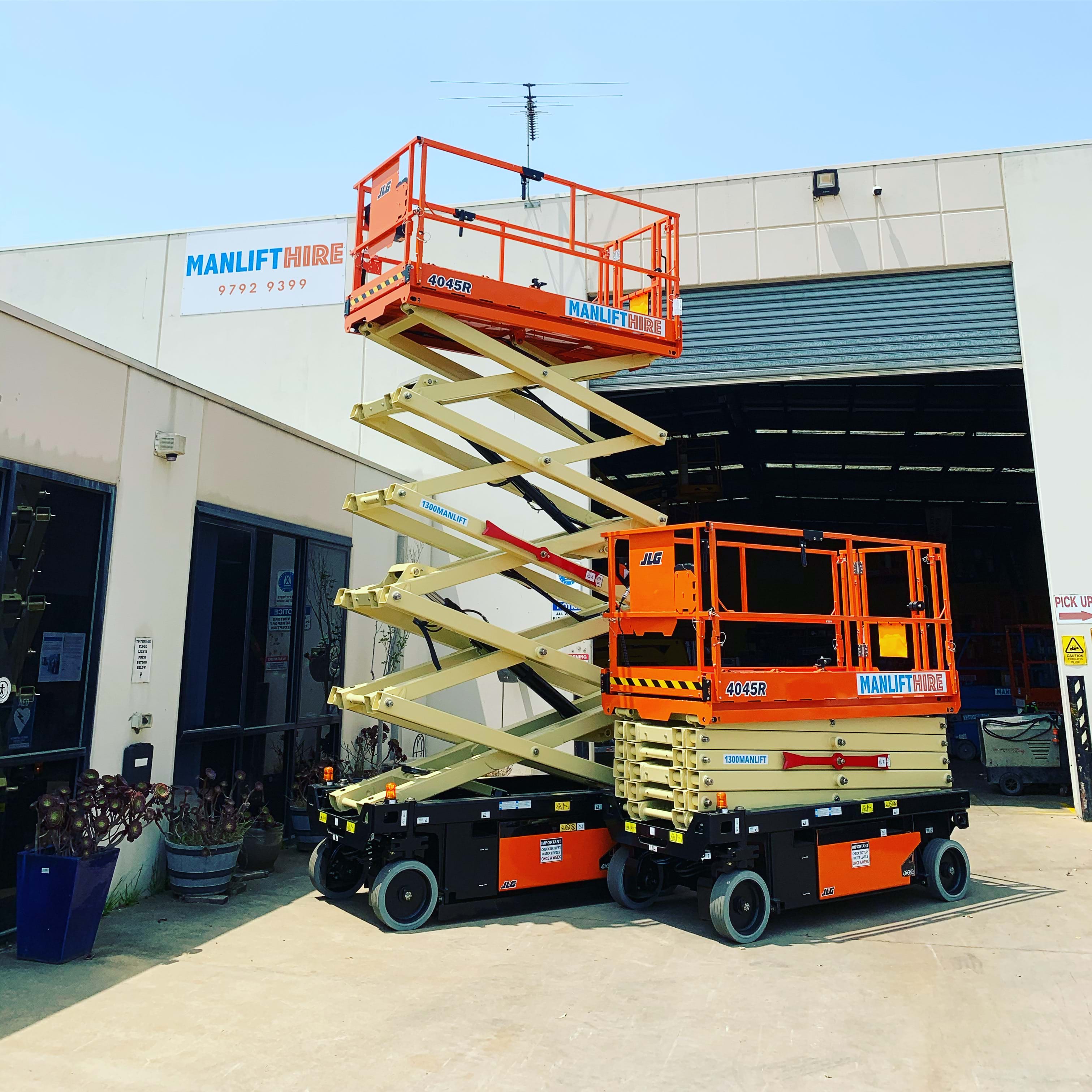 Scissor Lift Manlift Hire Electric Scissor Lifts